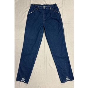 Vintage Authentic Rockies Women’s High-rise Studded Jeans size 34/15